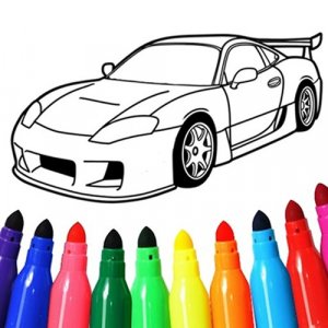 Easy Picture Colouring Puzzle