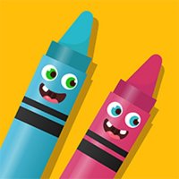 Happy Crayons Coloring Game