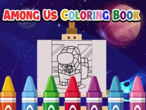 Among Us Coloring Book: Crewmate Art Game