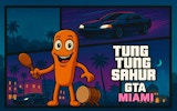 Tung Tung Sahur: GTA Miami - Ramadan Adventure Driving Game