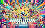 Key Rush - Typing Saga: Fast-Paced Typing Adventure Online Game