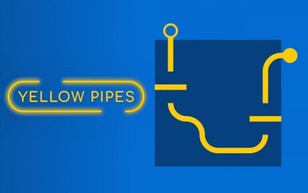 Yellow Pipes Online Puzzle Game