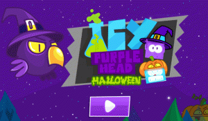 Icy Purple Head Halloween Puzzle